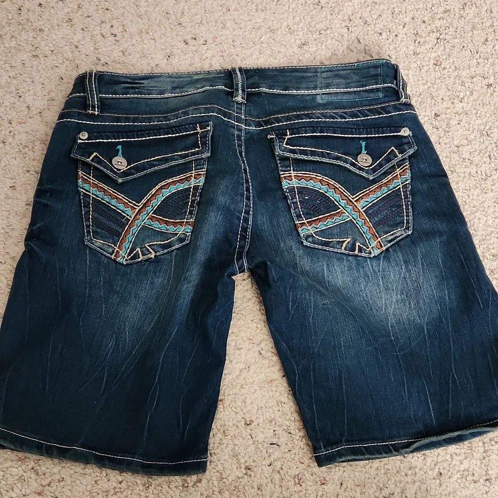Unionbay Jean Shorts Juniors Size 7 - Picture 4 of 5